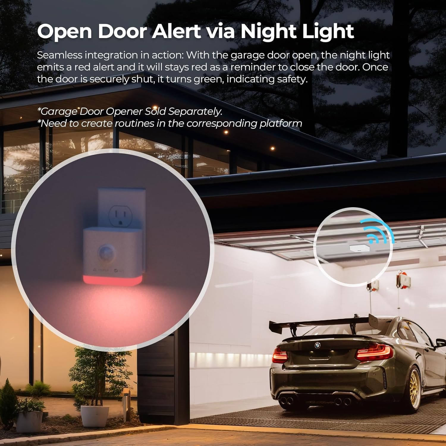 THIRDREALITY Smart Night Light-T,Support Matter Over Thread,3-in-1 RGB Color Night Light with Motion & Illumination Sensor,Local Control,Compatible with Apple Home,Alexa,HA,Google Home&Homey