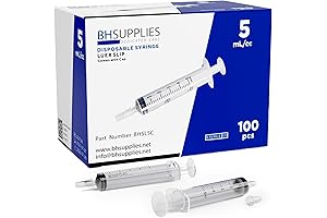 Accurate Liquid Dosing with BH Supplies' 5ml Oral Syringe