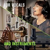 Vista 5 de Kit de Micrófono de Grabación de Estudio Shure SM4, Micrófono de Condensador XLR para Estudio en Casa con Audio Listo para Mezcla - Construcción