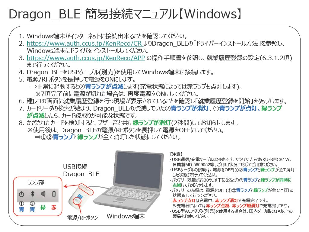 Amazon | ドラゴンBLE CCUS用カードリーダー 【USBケーブル無し