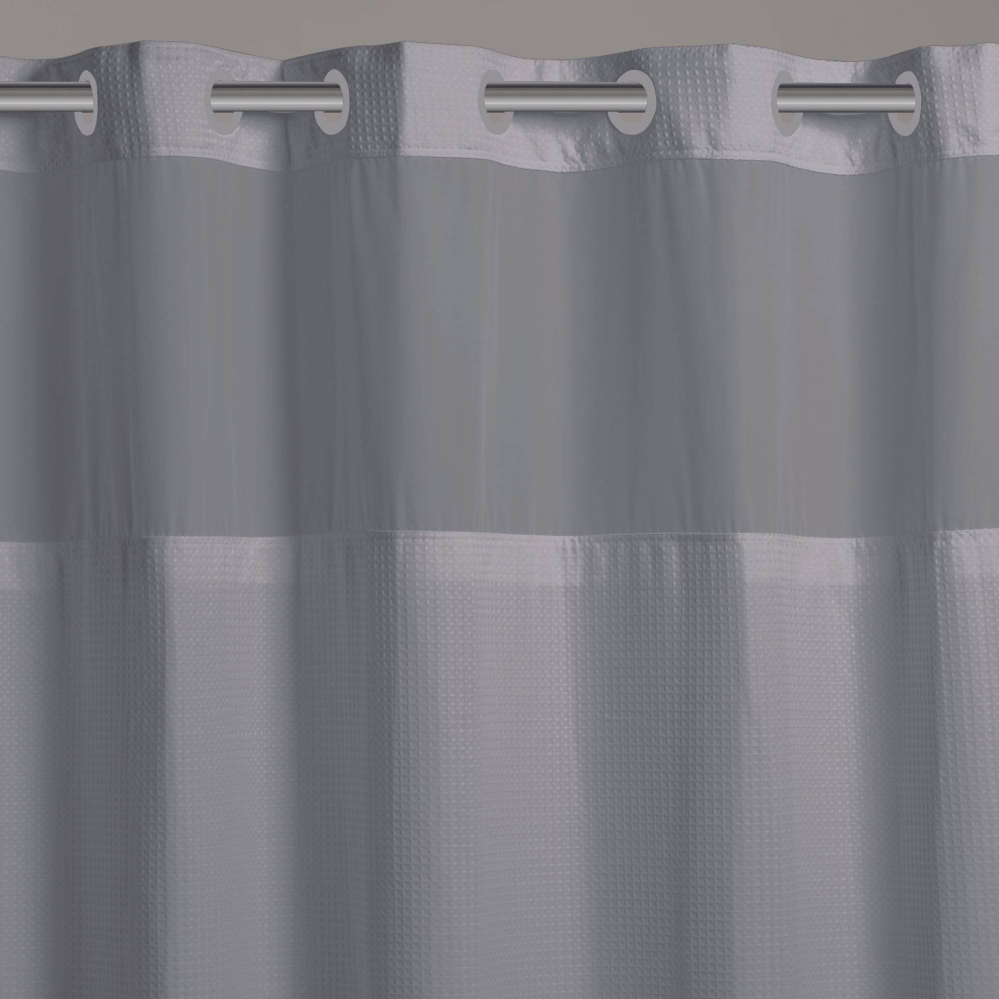 Amazon.com: Hookless It's A Snap! Microfiber Shower Curtain, 3-in