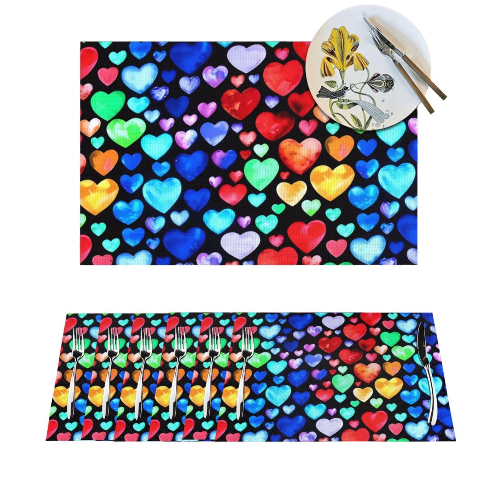 Set de table thermorésistant en vinyle tissé抗热 protection buffet de cuisine