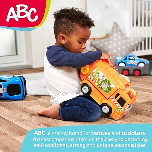 Miniatura 6 de Dickie 204115010 ABC - Tractor de frutas con remolque, fruta incluida, luz de trinquete, sonido, 11.8 in