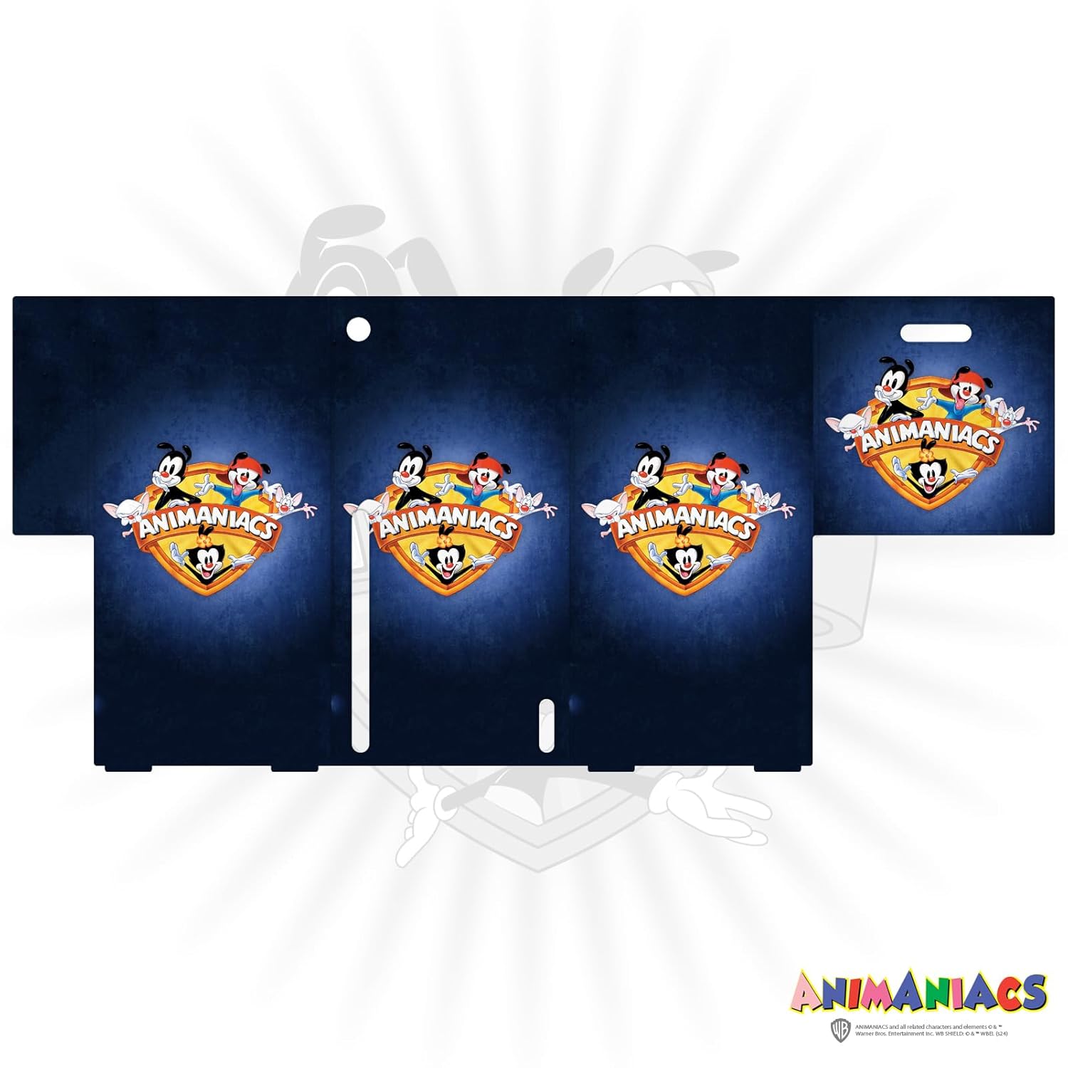 Head Case Designs Officially Licensed Animaniacs Logo Graphic Art Game Console Wrap and Game Controller Skin Bundle Compatible With Xbox Series X