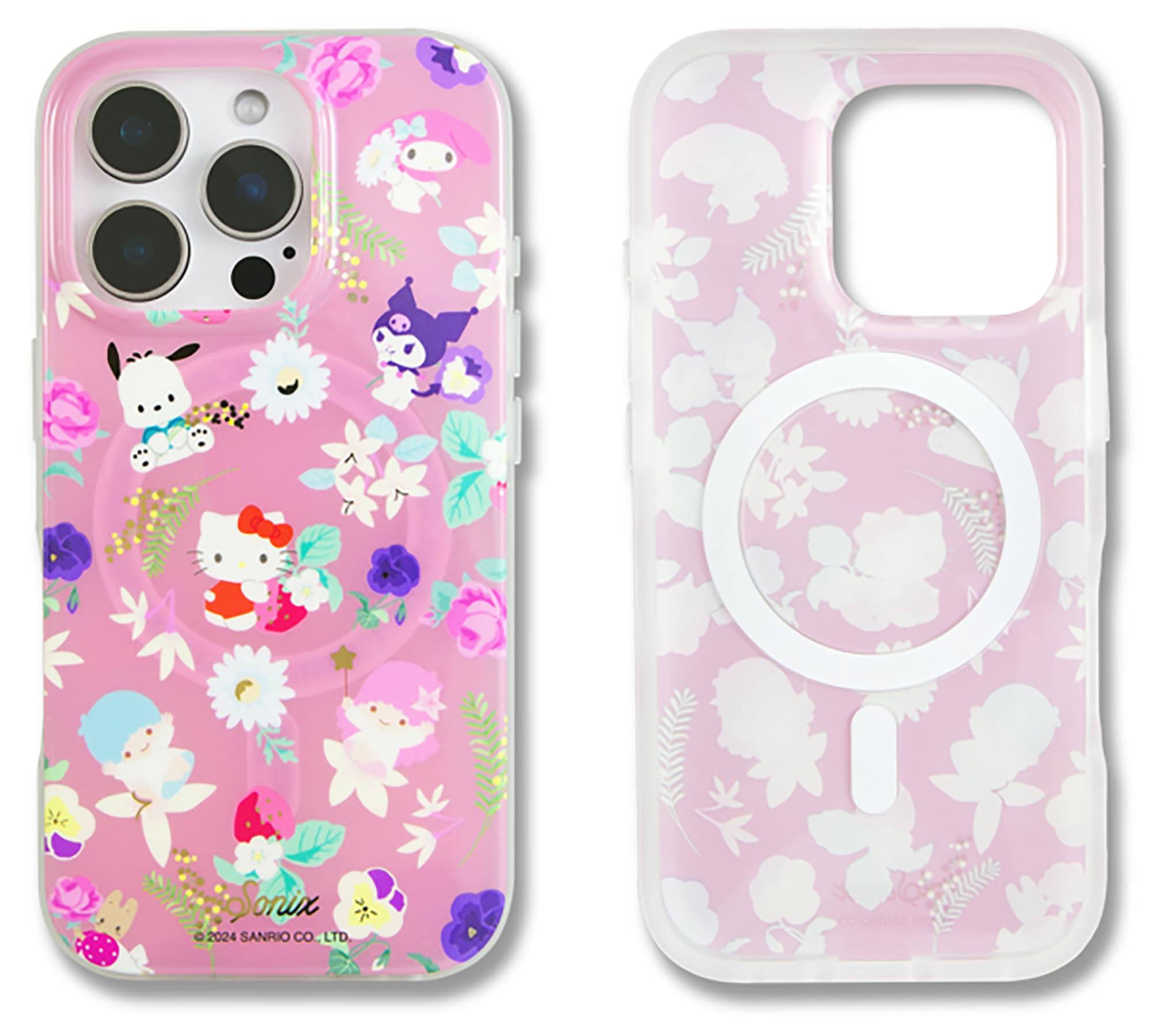 Sonix x Sanrio Case for iPhone 16 Pro | Compatible with MagSafe | 10ft Drop Tested | Hello Kitty and Friends Floral