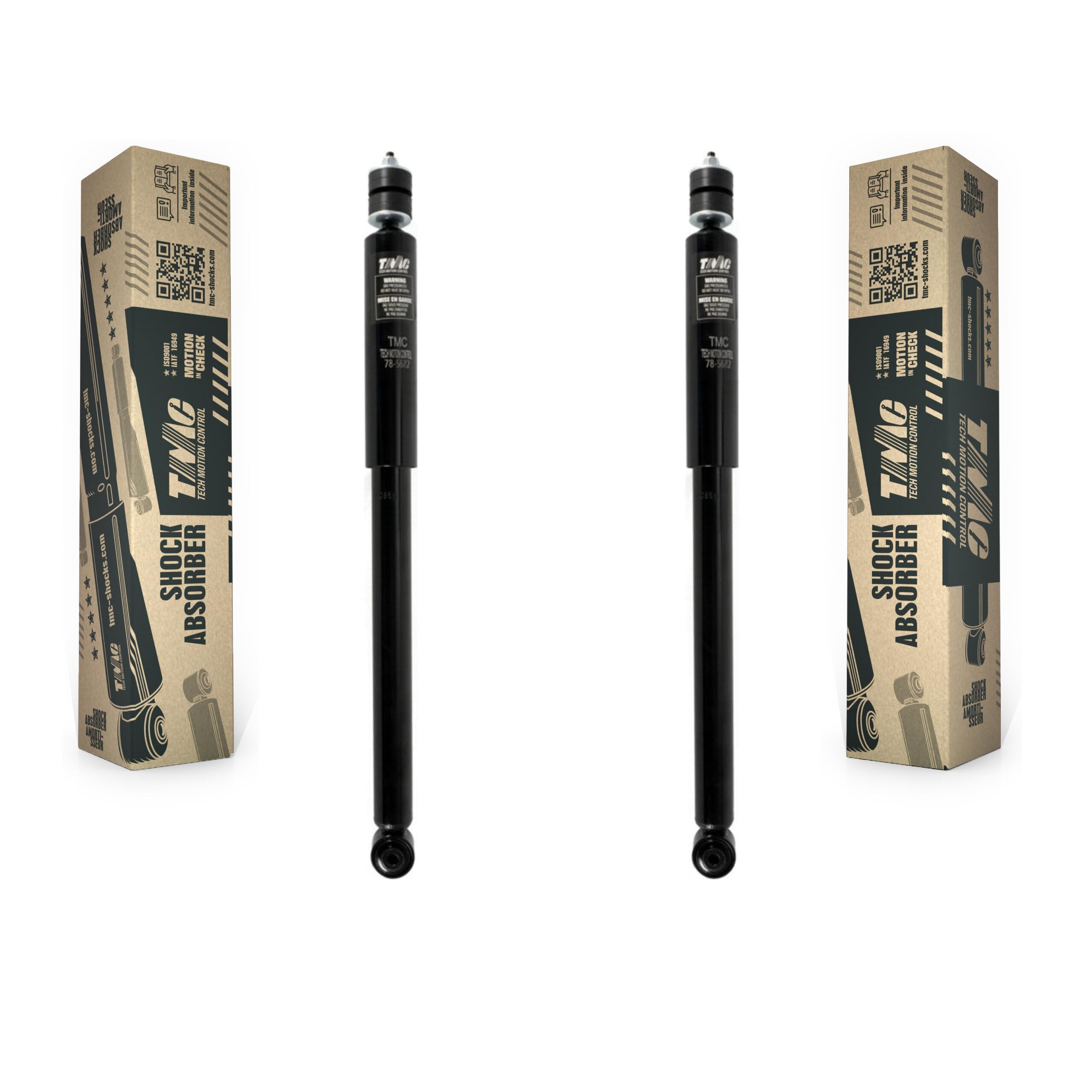 TMC Rear Suspension Shock Absorbers Pair Replacement For Honda Civic - Left Right Side (Driver Passenger) K78-100412 — view 49
