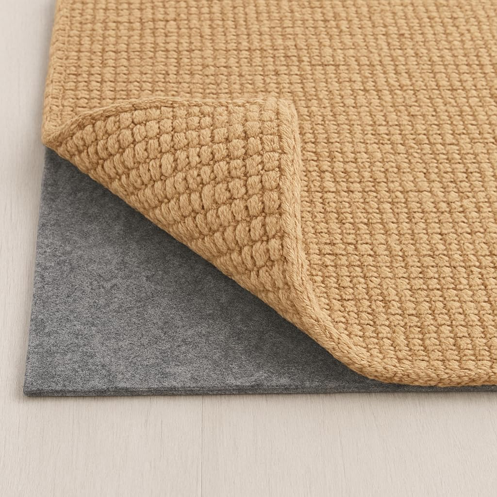 Anji Mountain 8' x 10' Universal Non-Slip Rug Pad - Area Rug Grip & Floor Protector Mat - Cushioning Underlay Pad for Hardwood Floors - Anti-Slip Under Rug Pad Mat, Rectangular