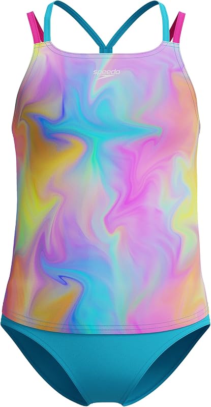 girls Swimsuit Two Piece Tankini Thin Strap