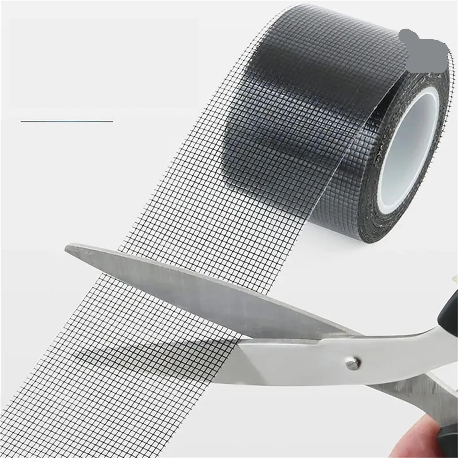 Bildschirm-Fenster-Aufkleber for Bildschirm-Reparatur-Set, starker Klebstoff und wasserdichtes Klebeband, Türvorhang, Moskitonetz, Mesh-Patch für Fliegengitter Tür(GRAY,100mmx3.5m)