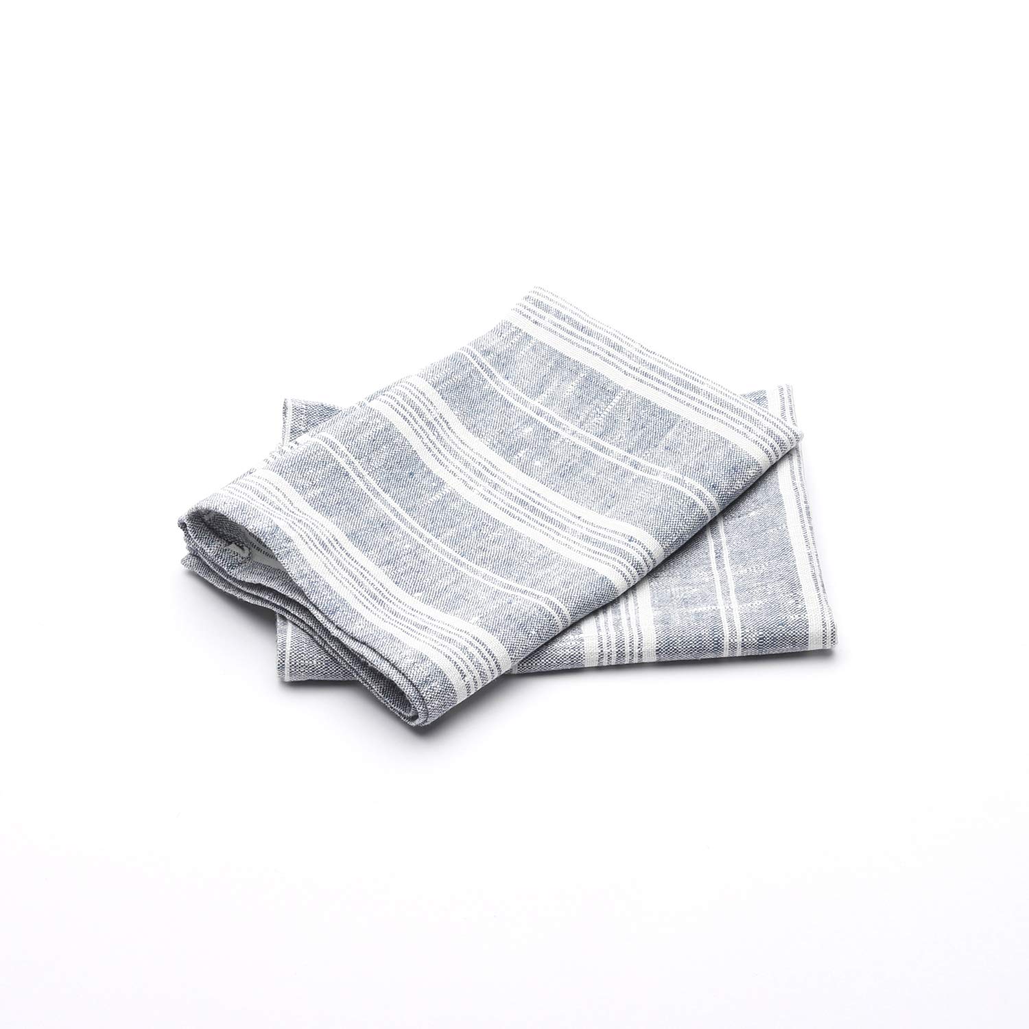 Serviettes essuie-mains multicolores en lin européen | LinenMe lot de 2