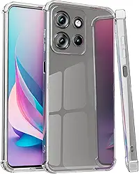 Capa Case TPU Transparente Compatível Motorola Moto G75 Anti Impacto Shock Choque Alta Proteção Premium