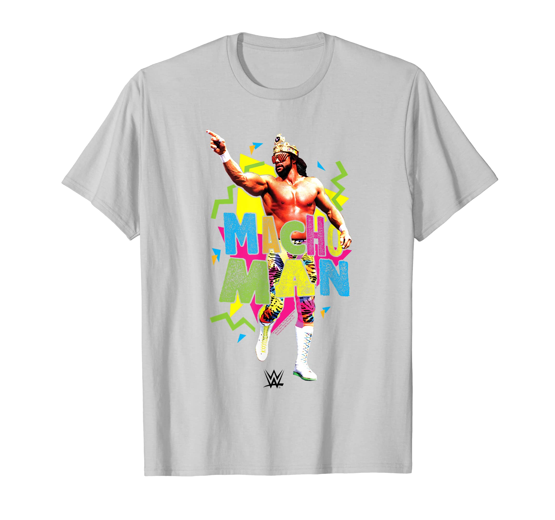 WWEMacho Man Randy Savage Retro Pointing T-Shirt
