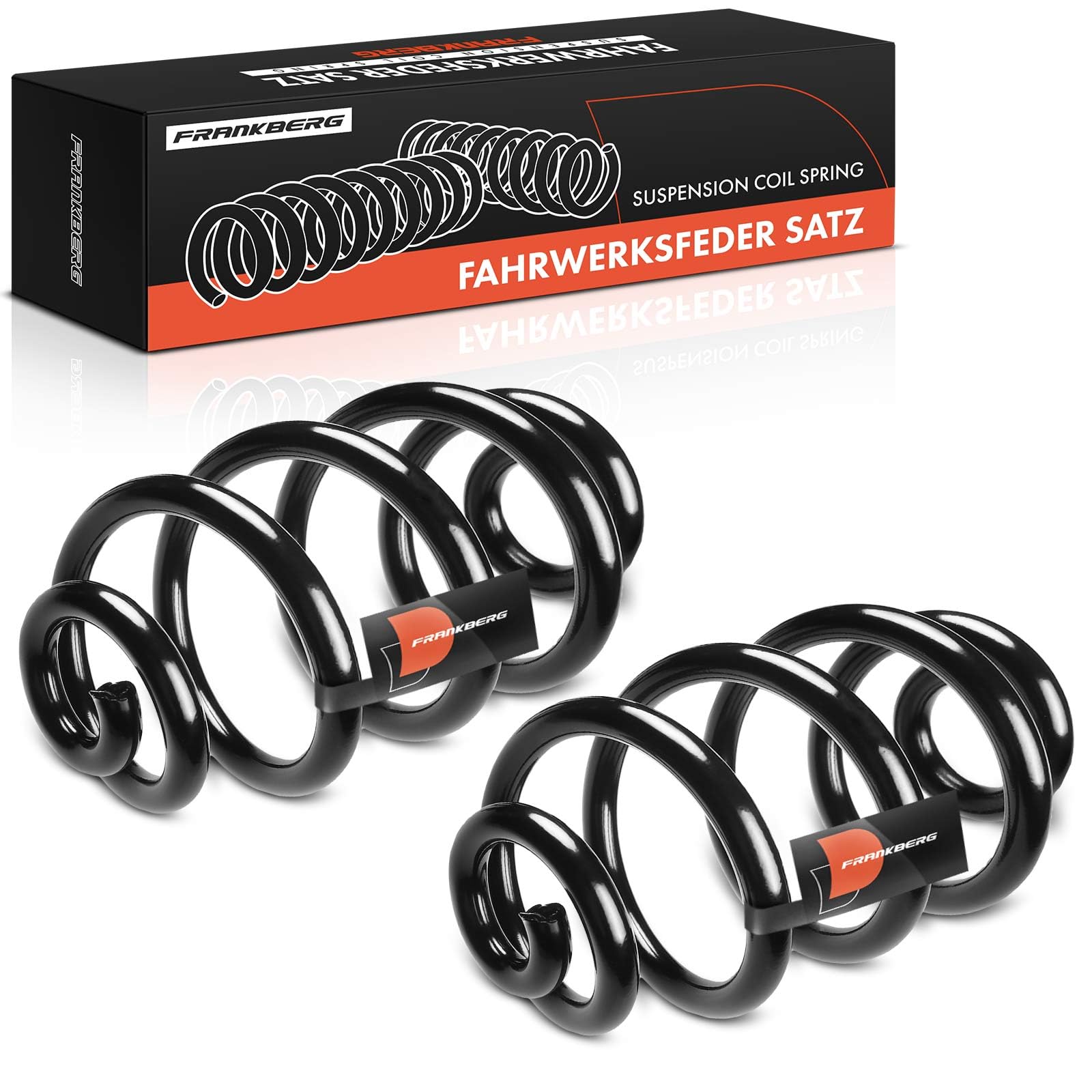 Frankberg 2x Muelles de chasis Compatible con Serie 3 Touring E46 316i 318i 318d 320d 320i 325i 328i 330i 330d Serie 3 Cabrio E46 318 Ci 320 Ci 323 Ci 325 Ci 330 Ci 6750756,33536750756