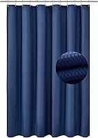 Vista 24 de Barossa Design Cortina de ducha de tela impermeable o forro de microfibra de 72 pulgadas de ancho x 80 pulgadas de alto, extra larga, calidad