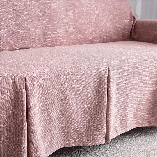 Miniatura 9 de Icegrey Funda de sofá de lino de algodón, funda para sofá, protector de muebles, color gris 78x142