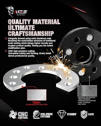 Miniatura 9 de MZS 6x55 6x1397 espaciadores de ruedas 12 de grosor 5x55  5x1397 8x55  8x1397 accesorios de rueda para 5lug 6lug 8lug SUV camión furgoneta 2WD4WD