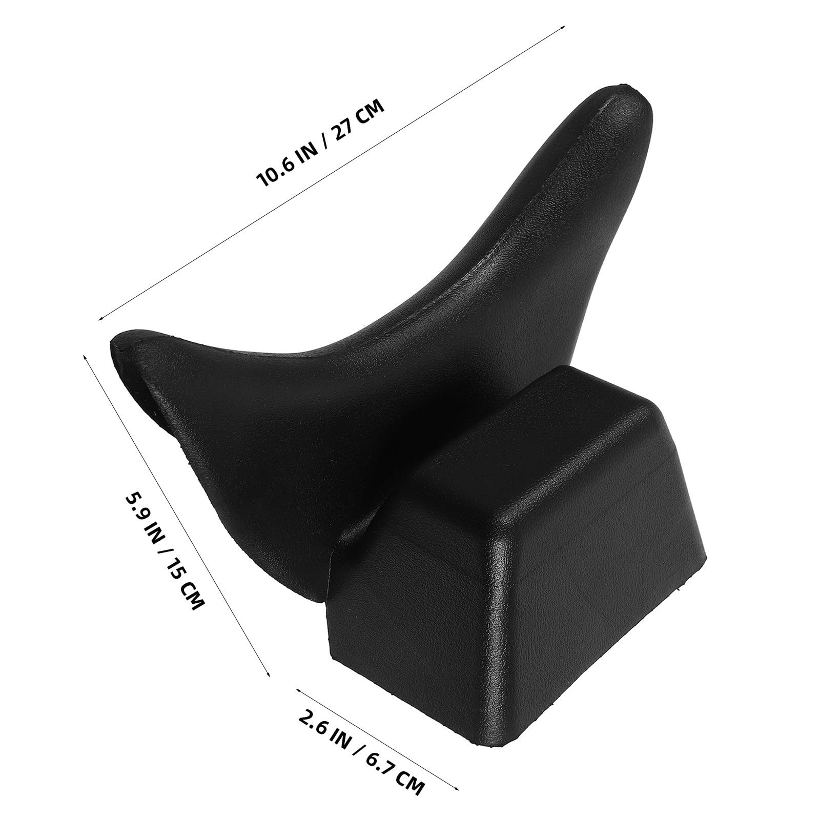 Operitacx Cojín Cómodo de Goma Antideslizante para Salón de Belleza y Peluquería Almohada Negro para Lavado de Cabello y Descanso del Cuello para Cuenco de Champú