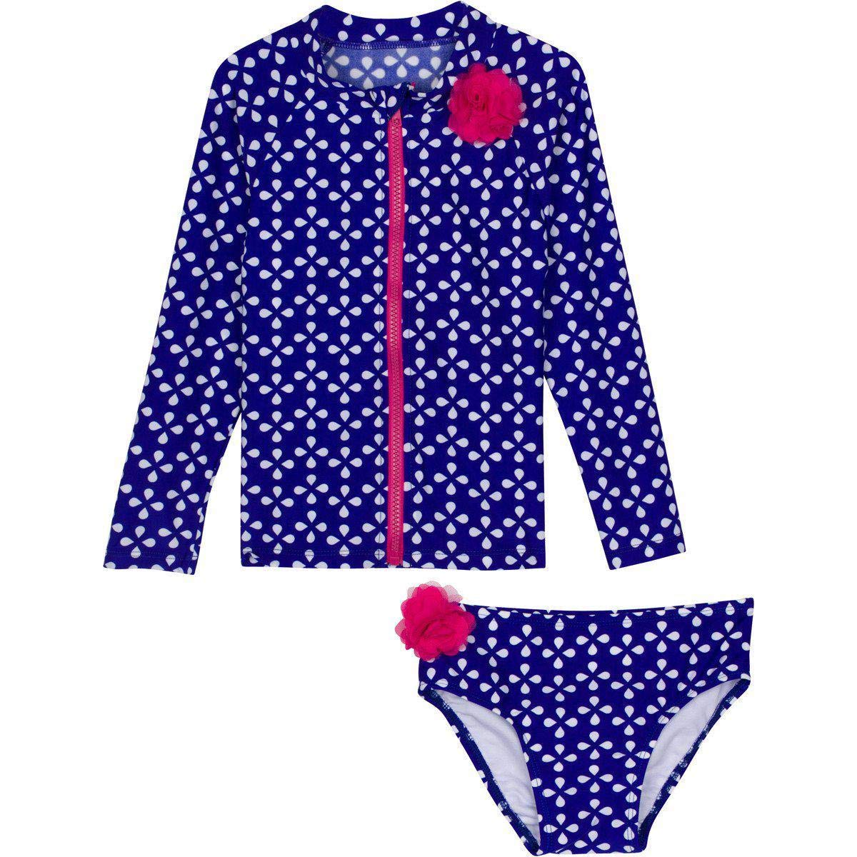 swimzip Flower Power - UV Sun Protective Rash Guard Swimsuit Set Swimwear-picture-12
