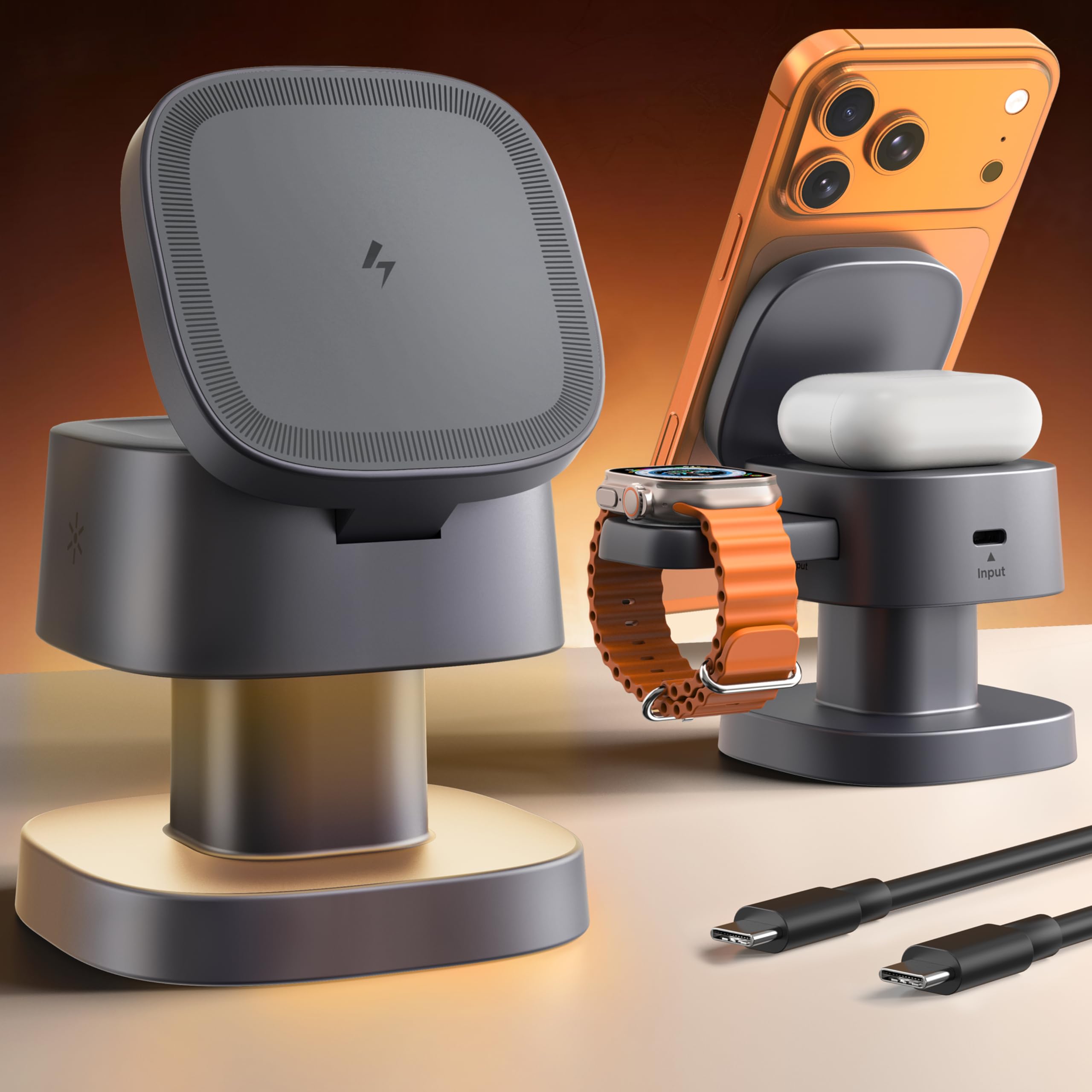 Amazon.com: ByteWave 3-in-1 Charging Station for Apple, iPhone
