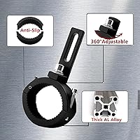 Vista 2 de Soportes de montaje para proyector de motocicleta, abrazadera de tubo de motocicleta, abrazadera de montaje de señal de giro, soporte de luz