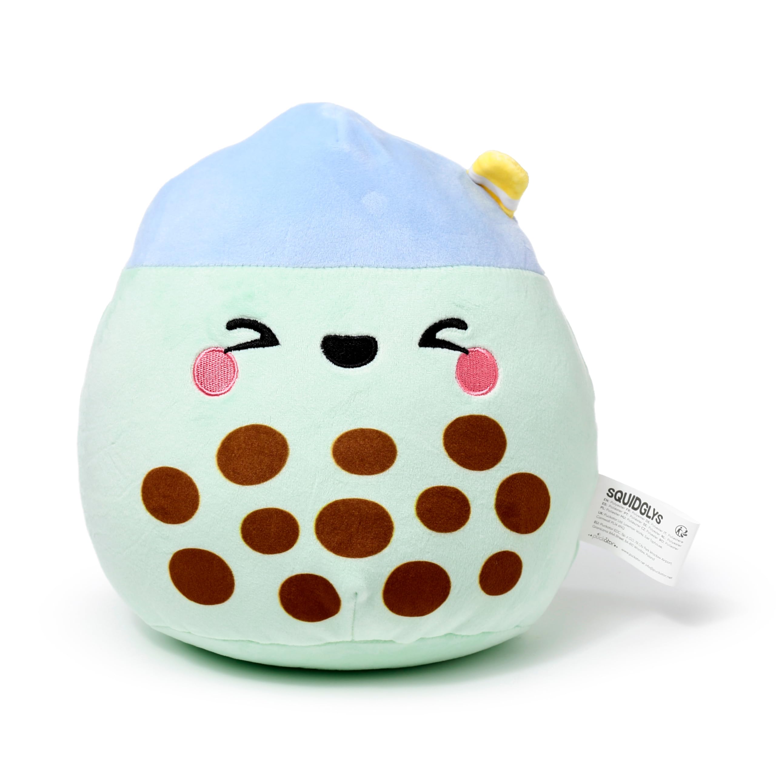 Puckator Squidglys Foodiemals Matcha the Bubble Tea Plush Toy - Plushies Cute Animal Baby Newborn Kids Toys Stuff Gifts Gift For Girlfriend Cuddly Stuffed Toy Plushie