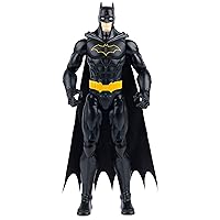 DC Comics | Batman | Personaggio Batman in Scala 30 cm con Decorazioni e Armatura Nera Originale