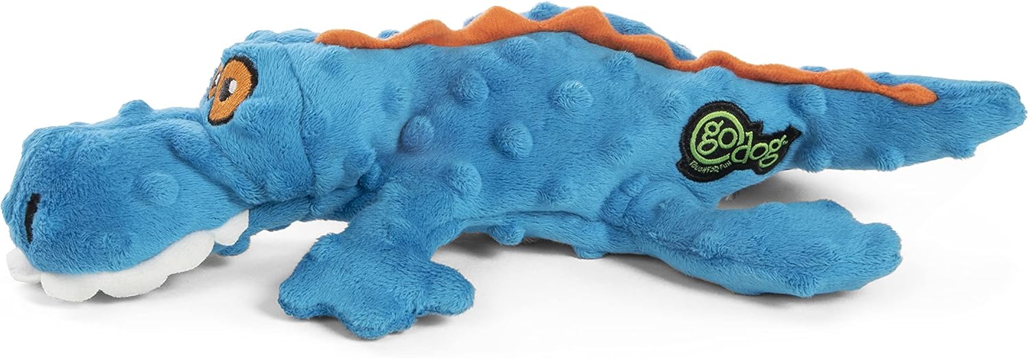 Unleash Fun: Review of the goDog Gators Squeaky Plush Dog Toy!