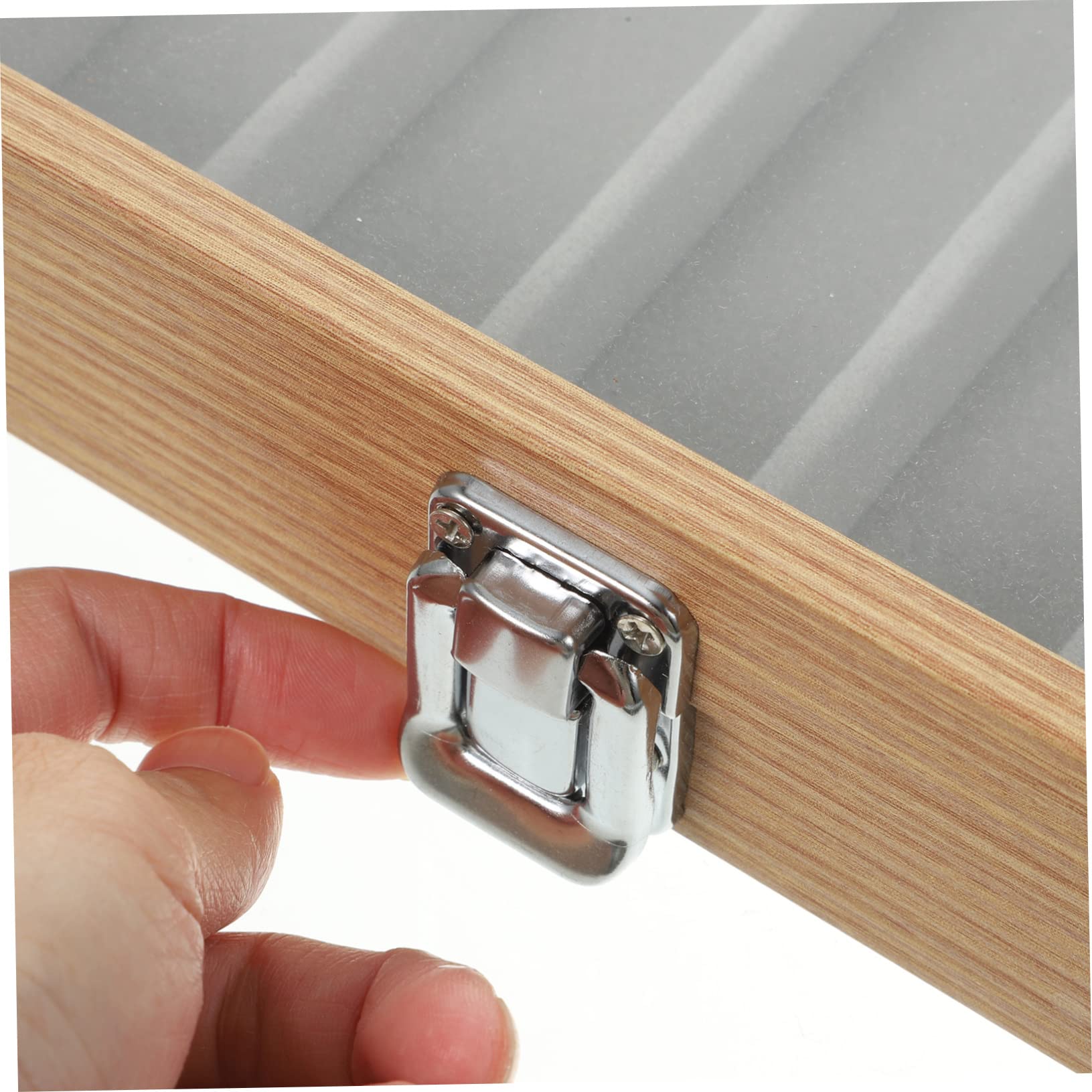 Alipis Caja de Almacenamiento de Joyas Transparente Tapa de Expositor de Collares y Pulseras Organizador para Anillos y Aretes para Joyas y Otras