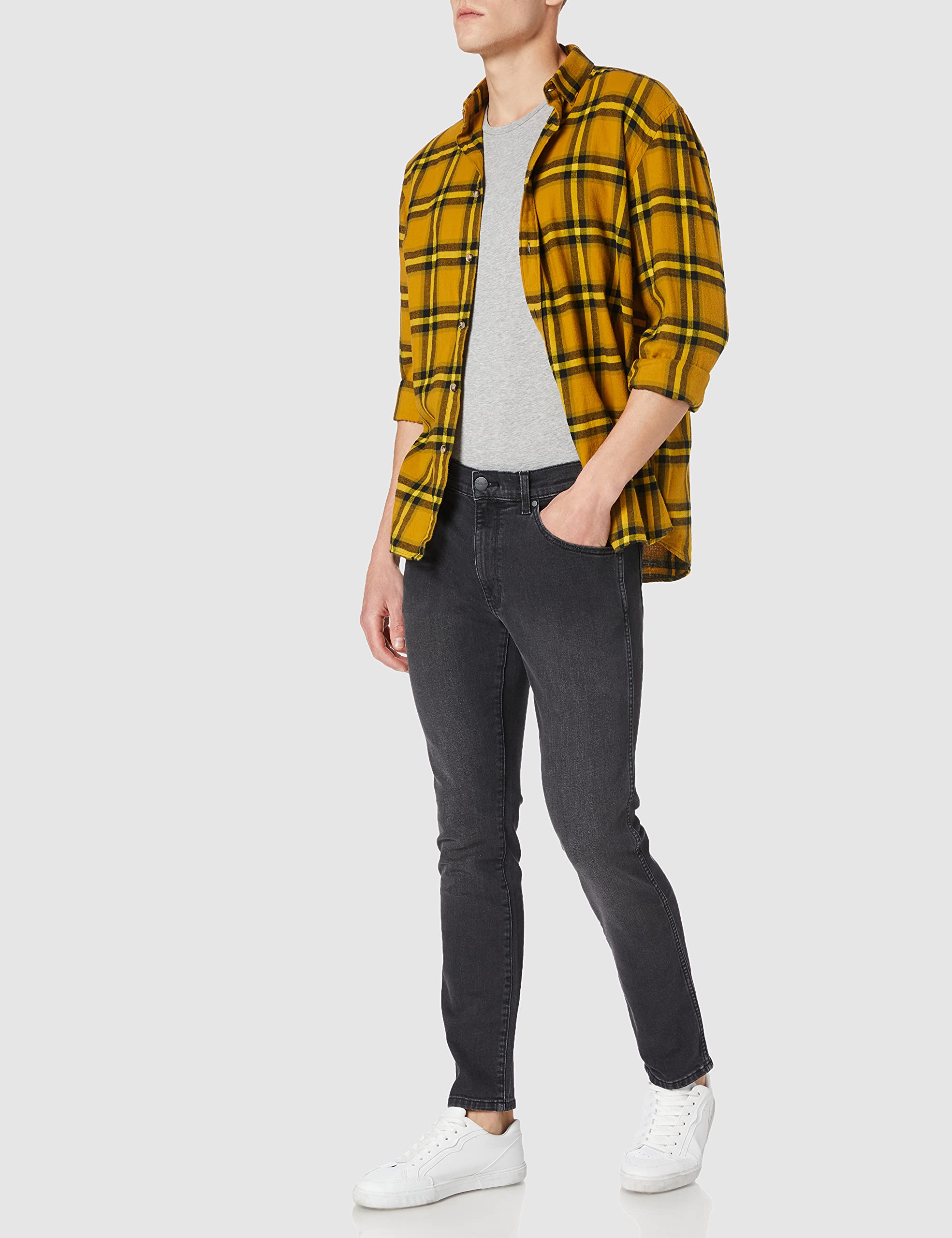Wrangler Larston - Jeansy o kroju slim Mężczyźni