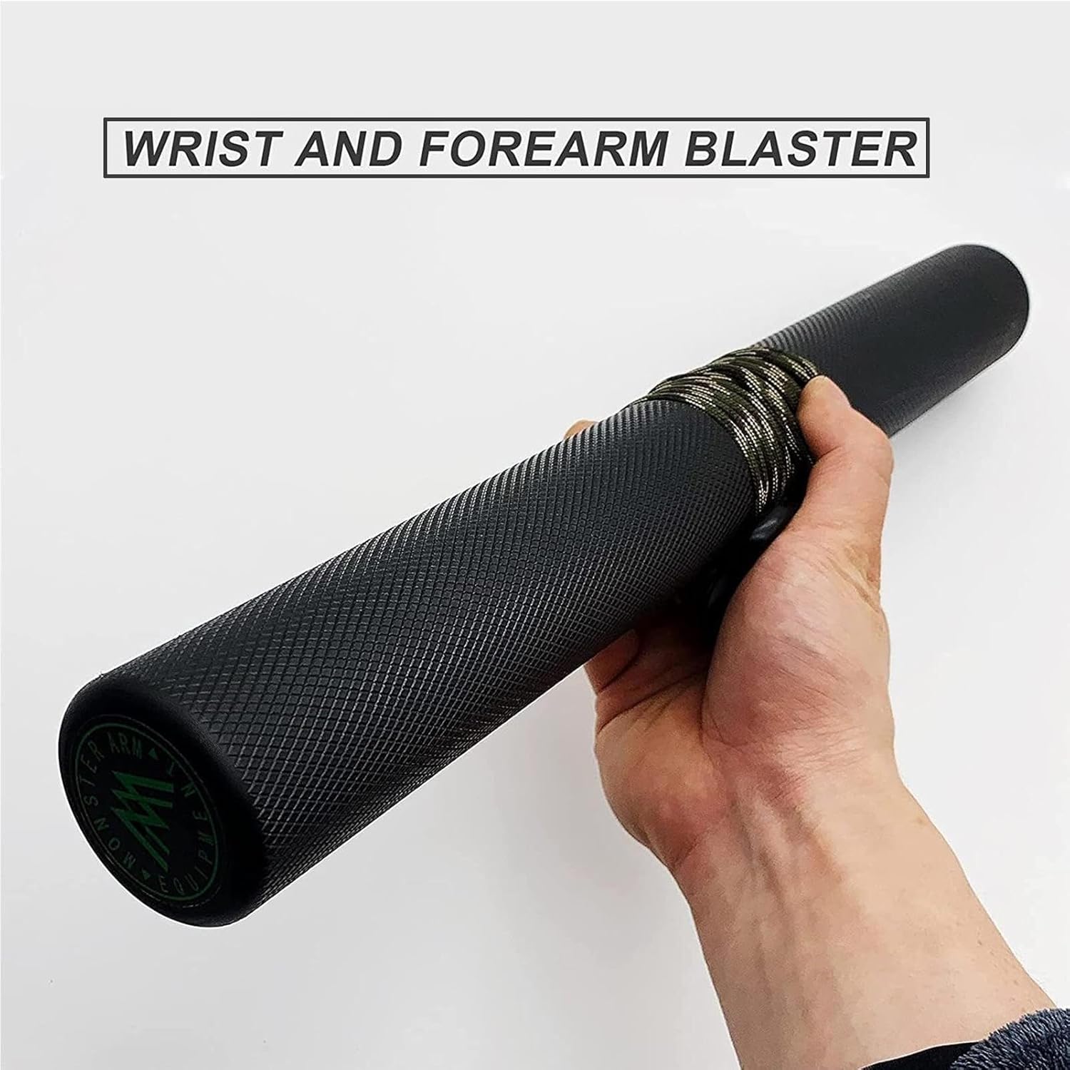 Trainer Forearm and Hand Strength Grip Training, Forearm Wrist Strengthener Fitness Wrist Curl Trainer with Non-Slip Design Handle for Home Gym