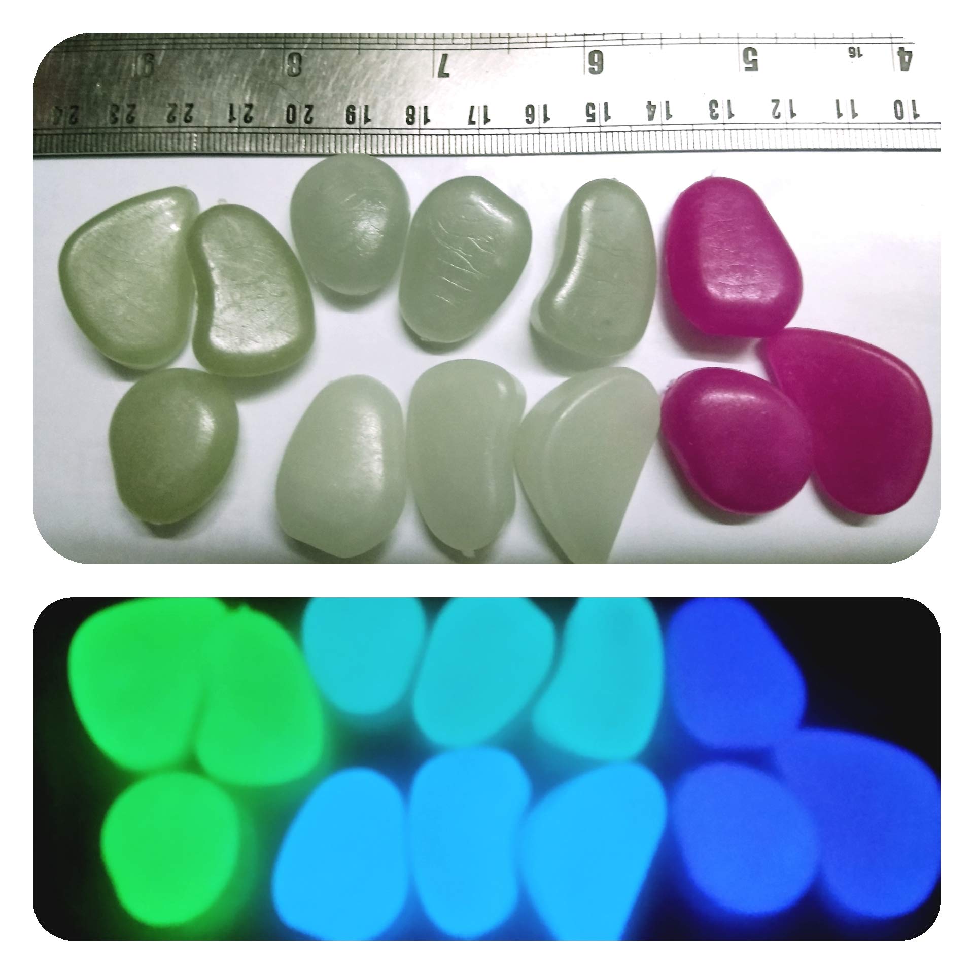 Glow in The Dark Pebbles 100gm (B07Z83V25T) Amazon Price History, Amazon Price Tracker