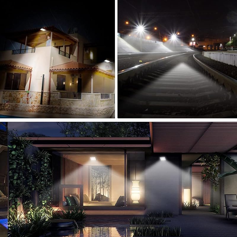 Extrastar LED Kültéri Reflektor 30W - IP65 Vízálló Biztonsági Világítás, 2550lm, 6500K Hideg Fehér, Kertbe, Teraszra (2 db)