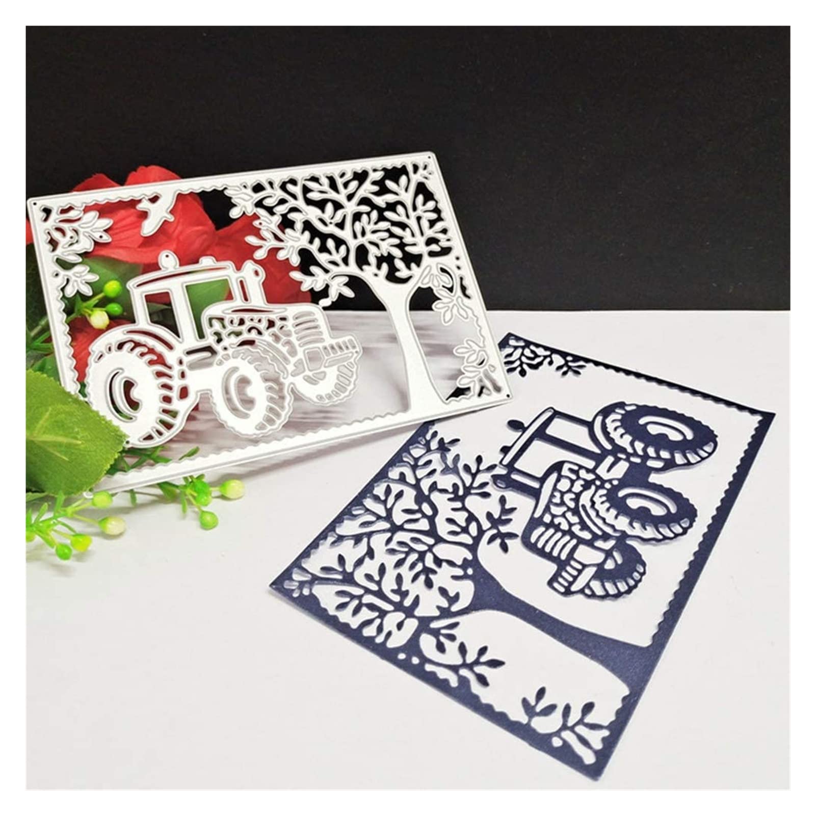 Troqueles de corte para álbumes de recortes, troqueles de corte de acero al carbono para álbumes de recortes, álbumes de fotos, tarjetas de papel en relieve