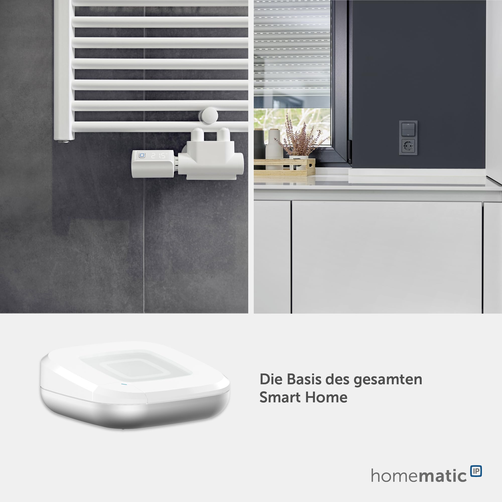 Homematic IP Access Point 2 Smart Home Gateway mit App und Sprachsteuerung Amazon Alexa