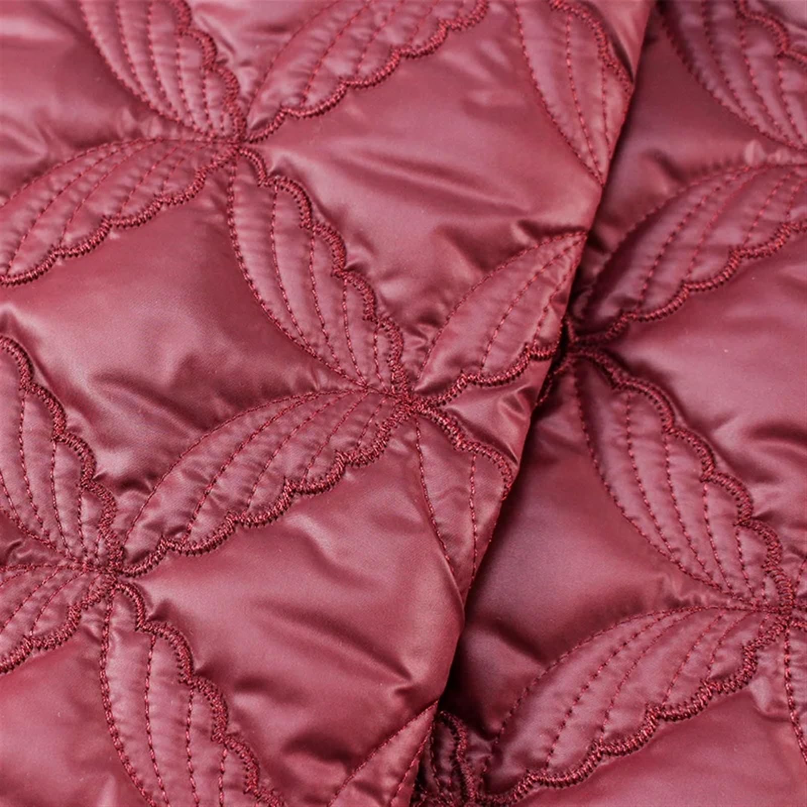 Tejido acolchado de polialgodón, Tela de algodón acolchada Rojo 100-400cm x 145cm(300cm x 145cm)
