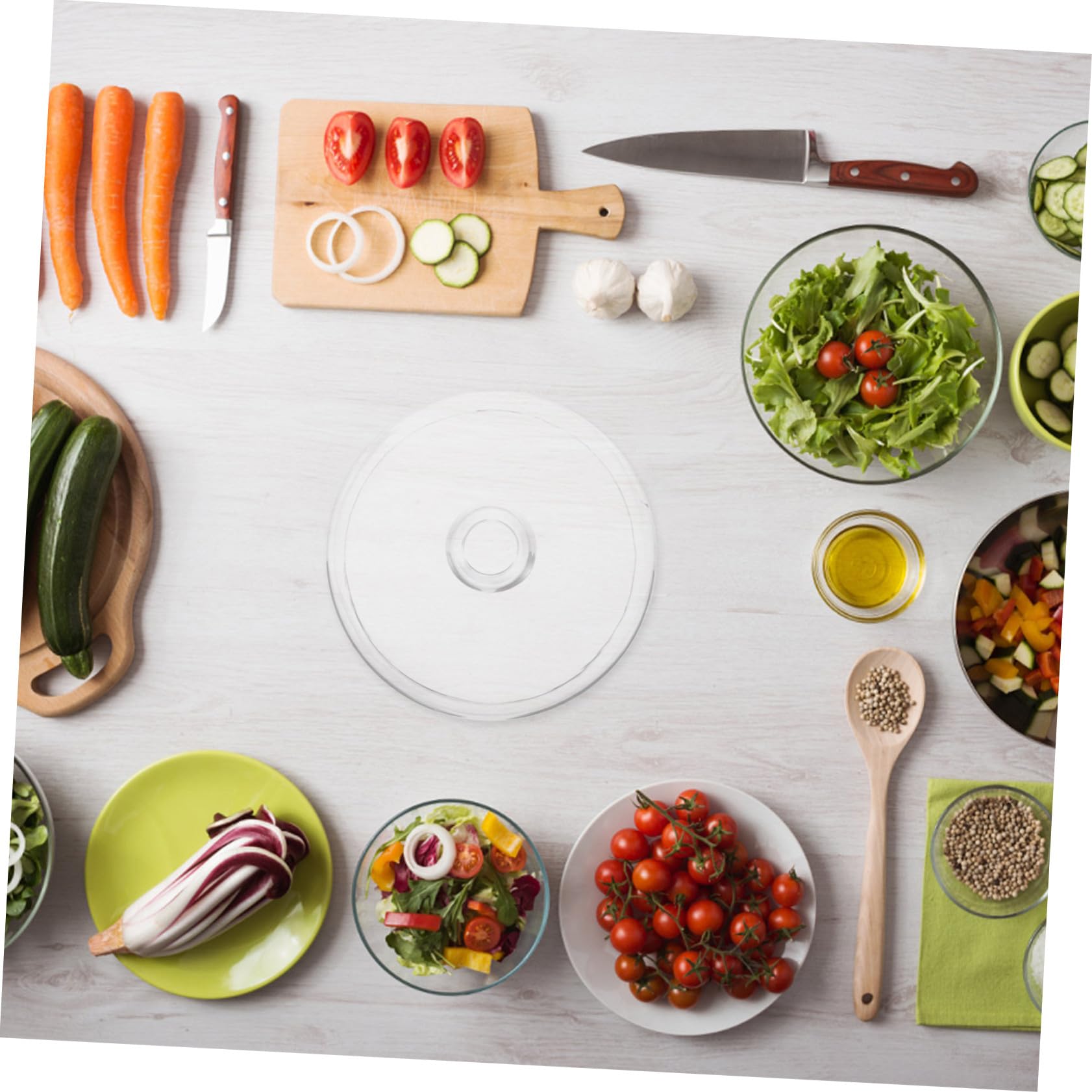 TOYANDONA Mikrowellen Spritzschutz aus Glas Mikrowellen Abdeckung Glas Transparente für Lebensmittel Hitzebeständig für Küche und Meal Prep