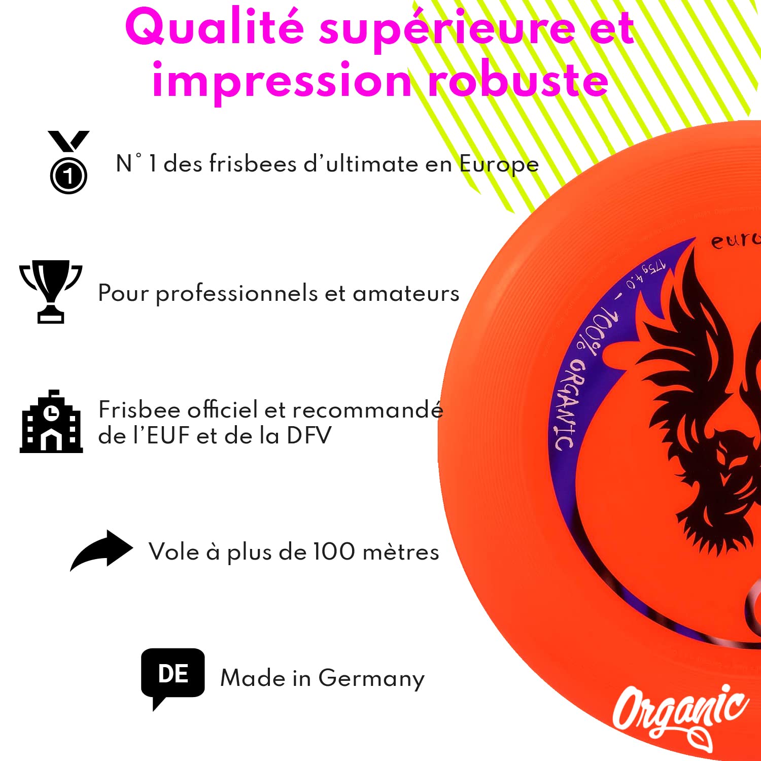 New Games - Frisbeesport EURODISC 4.0 - Ultimate Frisbee Créature 175 g