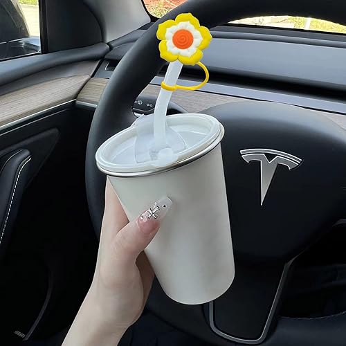 Miniatura 6 de 6 fundas de silicona para popotes, tapas reutilizables para popotes, tapas de popote para vasos, puntas de popote a prueba de salpicaduras, a prueba