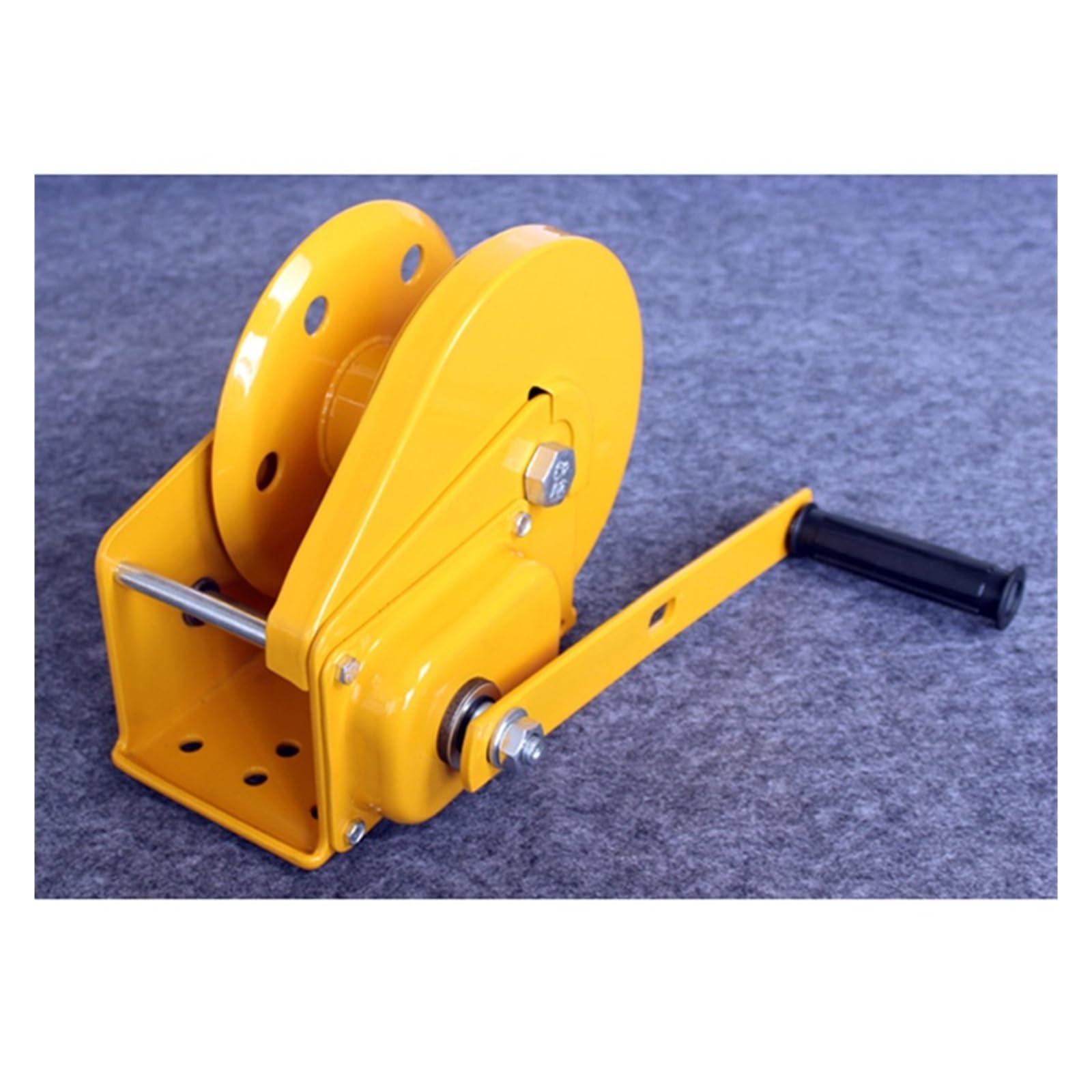 1200lb manovella bidirezionale autobloccante manuale verricello domestico piccolo paranco portatile con freno Aumentare la Sicurezza