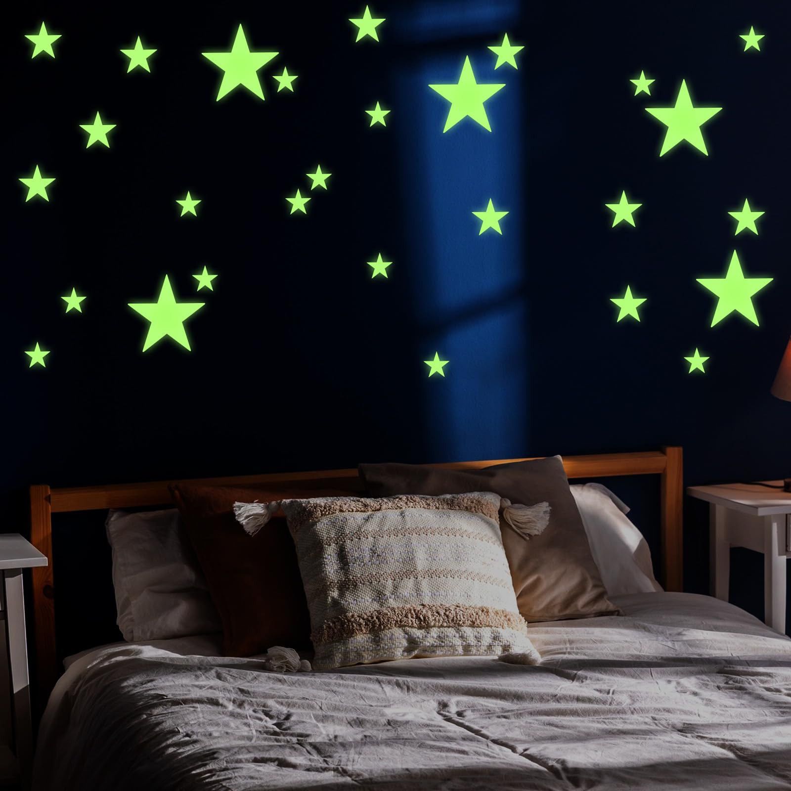 Glow In The Dark Stars Wall Stickers - 514 Pieces, 3D Luminous Decals For Ceiling & Walls