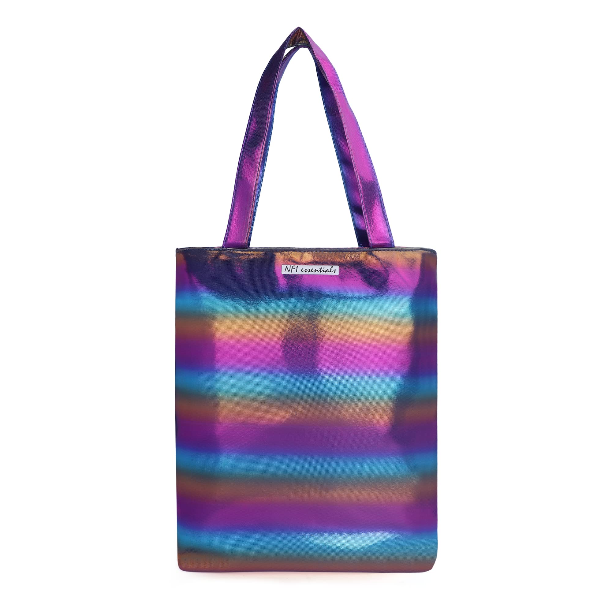 NFI essentials Tote Bag for Women with Zip, Stylish Polyester Canvas Blend Handbag, Best for Shopping, Travel, Work, Beach, Office, College (B09WMNYZ6D) Amazon Price History, Amazon Price Tracker