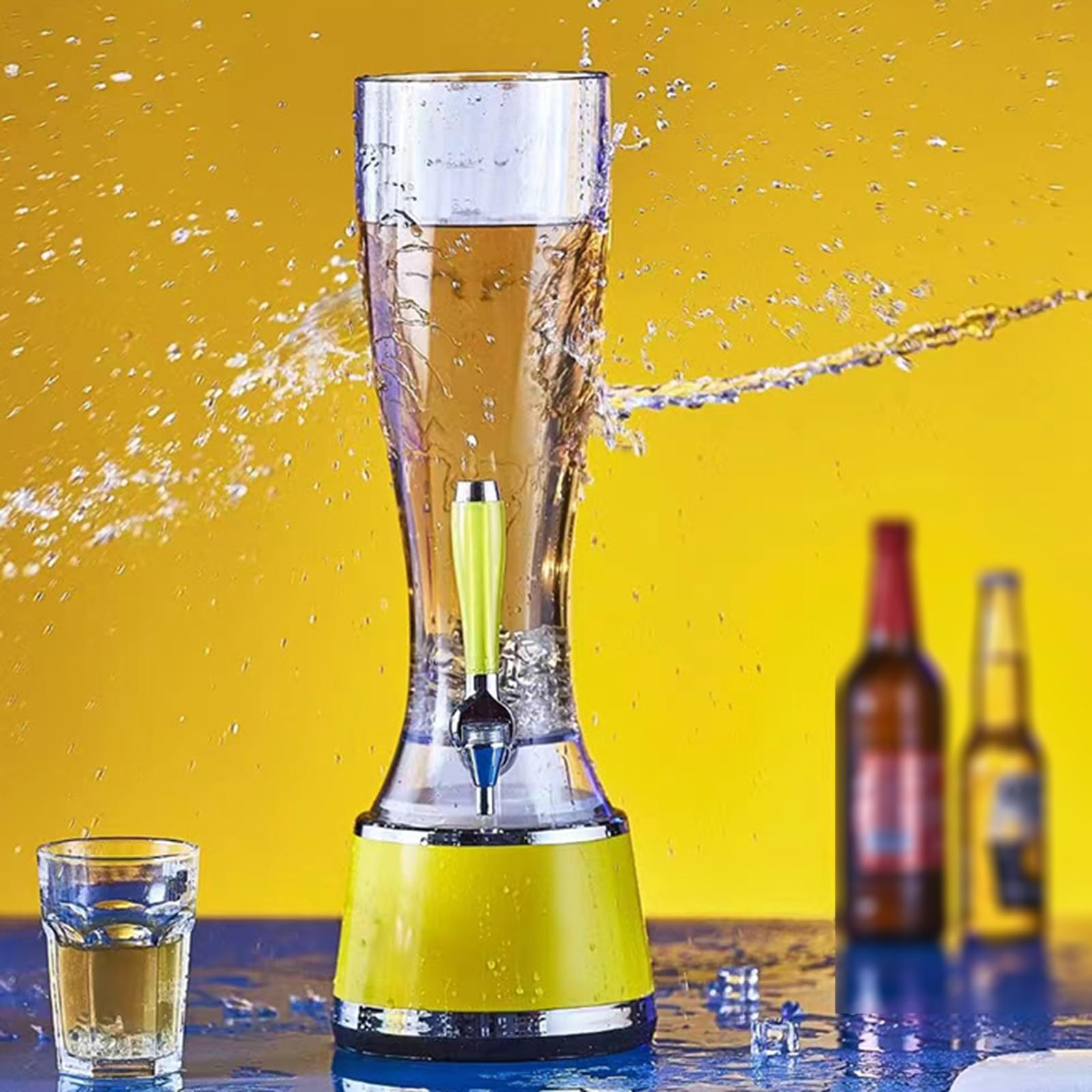 3L Eiskern Bierspender Getränkemaschine Eisrohr für Wein Alkohol Saft Softdrink Bar Werkzeuge für Bar Kühlung Trinken Wein,G