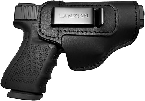 Miniatura 1 de Funda de cuero IWB  Funda de pistola de transporte oculta  Funda de pistola interior de la cintura