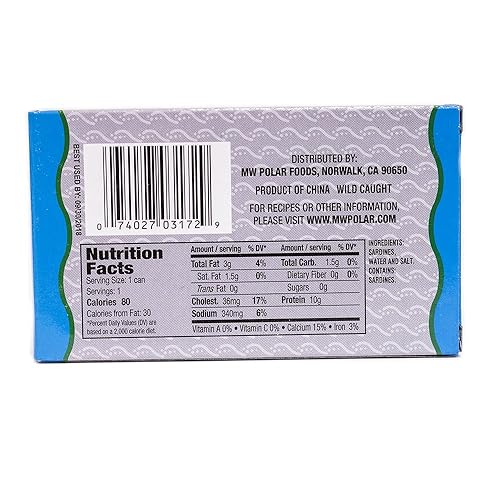 Miniatura 2 de MW Polar Foods Sardinas en agua, 3 onzas (paquete de 24)