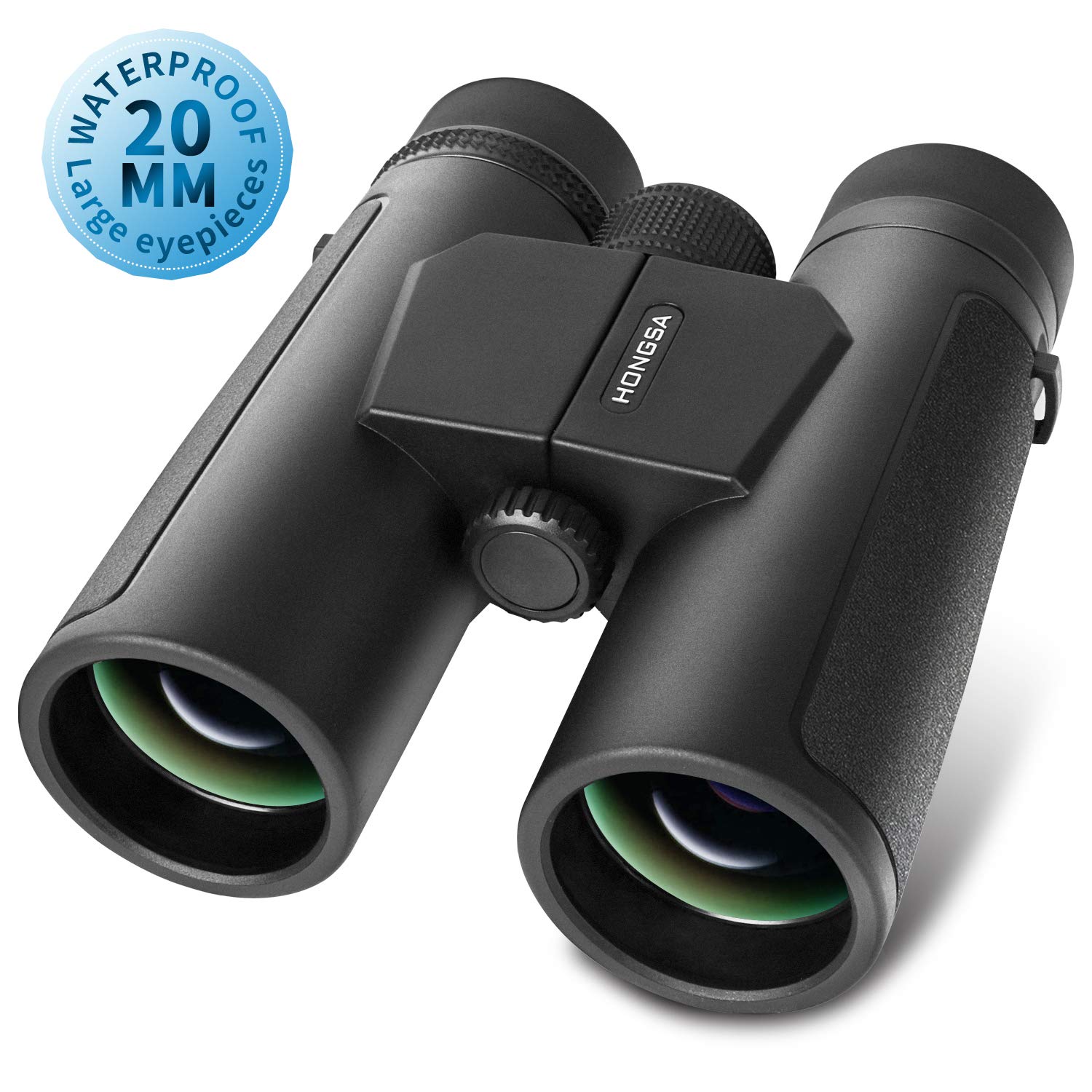 Lijueky Roof Binoculars Compact Binoculars for Adults, 20mm Large Aperture Professional Binocular with Weak Light Vision - BAK4 Prism FMC Lens Binoculars for Birds Watching Hunting