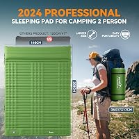 Relefree 140x200 cm kétszemélyes felfújható matrac lábpumpával, vízálló kemping matrac 3