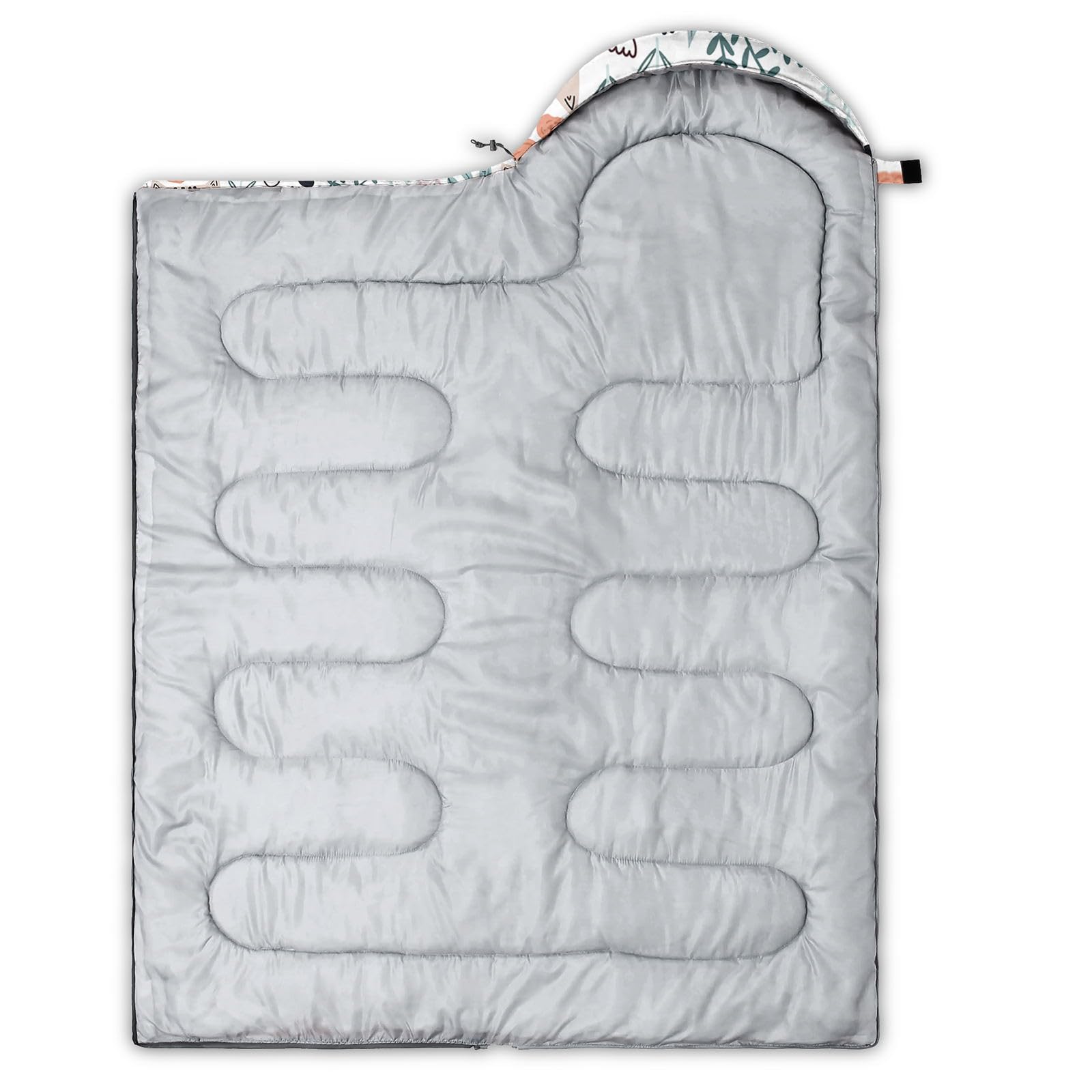 HOSIMA Star Moon - Saco de dormir para clima frío, para adultos, niñas y niños, impermeable, para hombre, cálido, camping, senderismo, al aire libre, viajes, caza, saco de compresión