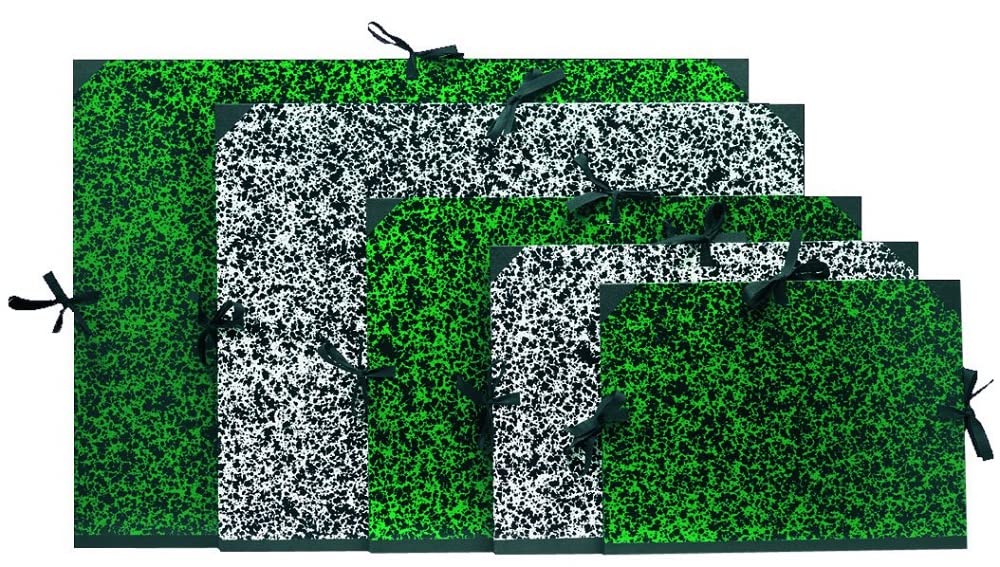 Clairefontaine 93244C - Cartella da Disegno Annonay chiusura con elastico 52x72 cm, Verde