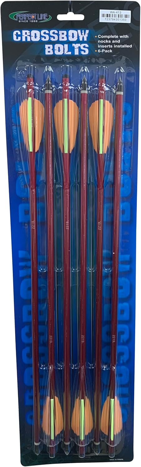 SAS 20" Crossbow Red Aluminum Arrows/Bolts