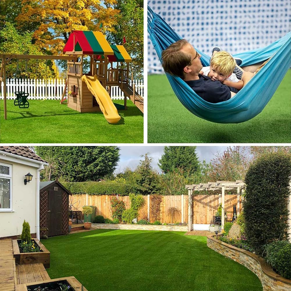 ALTRUISTIC Ultrathick 1.77 Inch Artificial Grass Turf 1X10 Feet, Luxurious High Dense Dog Potty Pee Grass Mat,Indoor Outdoor Pet Garden Landscape Patio Synthetic Fake Faux Grass-Custom Size